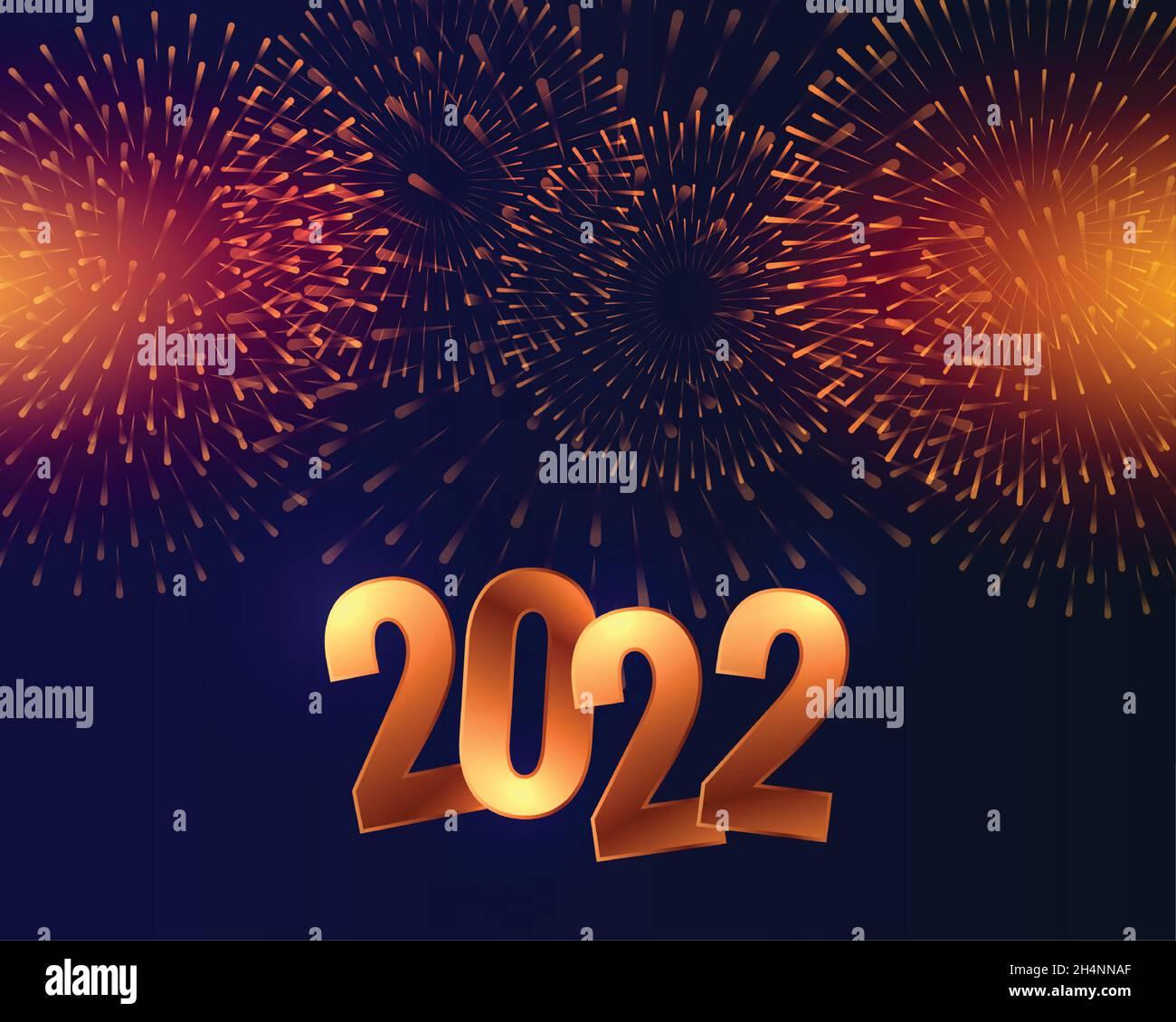 Fireworks 2022 Stock Vector Images Alamy