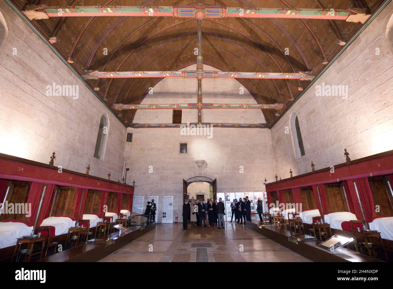 A general view of the Hotel-Dieu, a former hospital founded in 1443 by ...