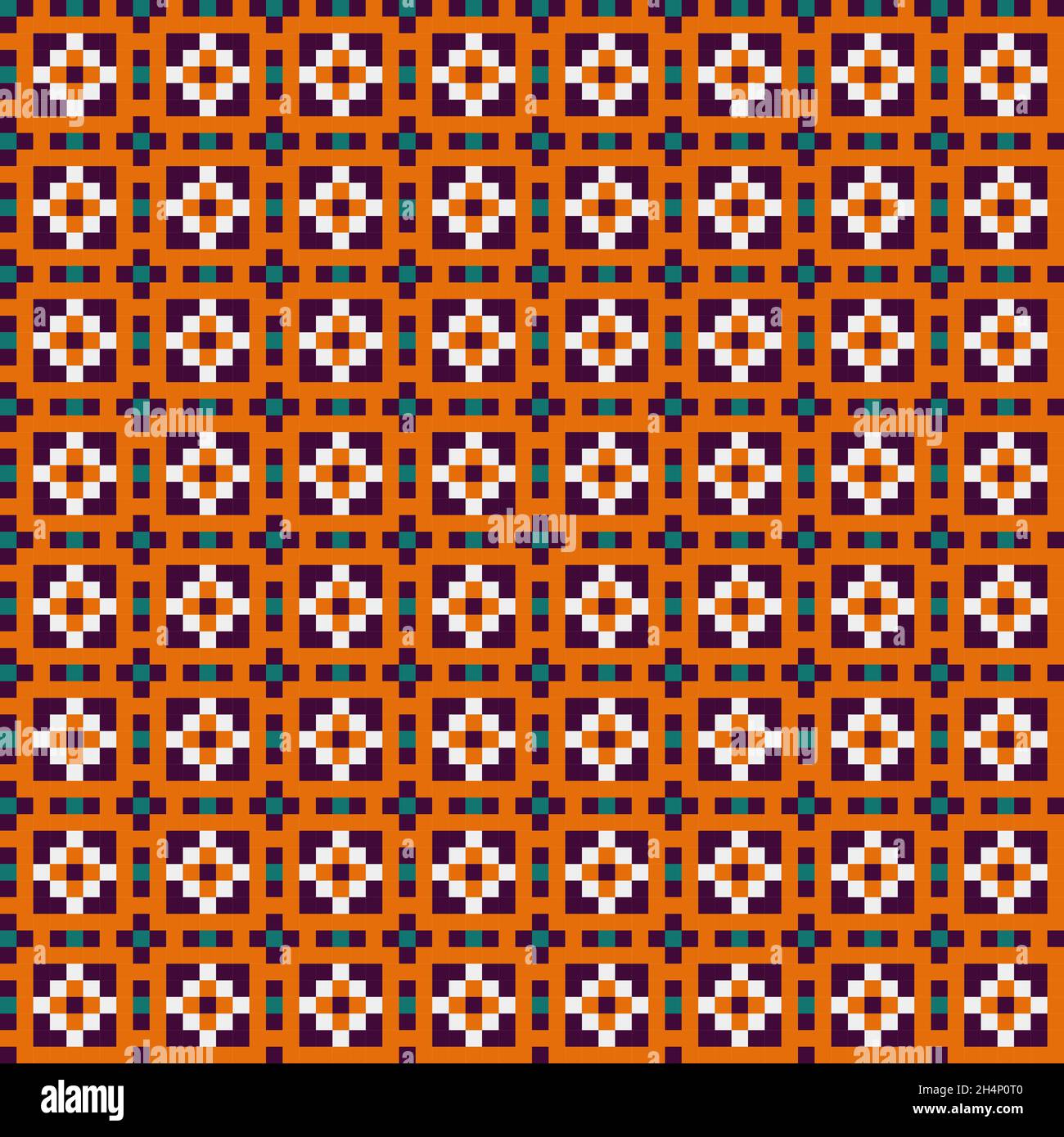 Abstract Cross-Pattern Dotted generative computational art illustration ...