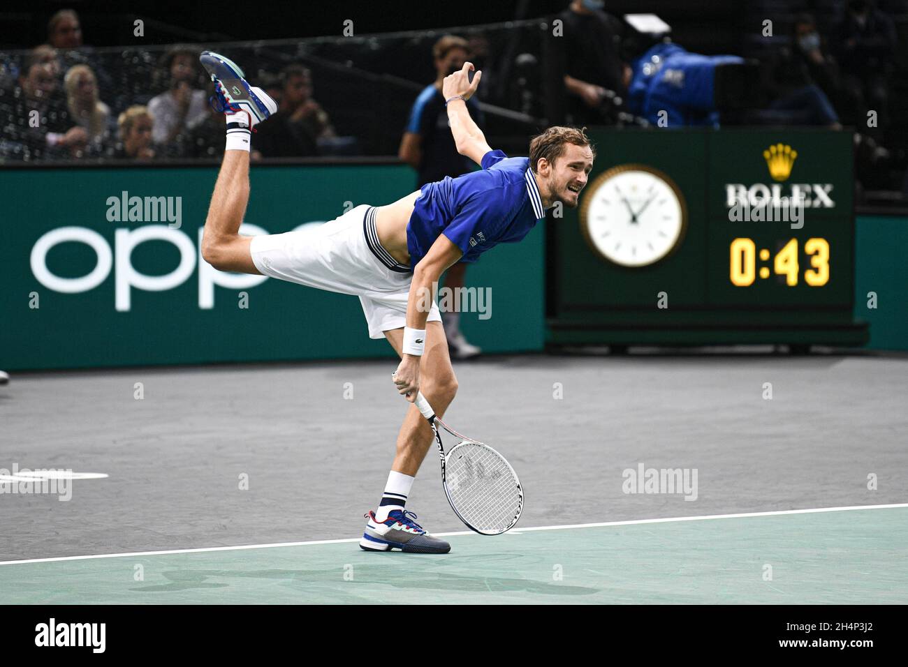Daniil Medvedev of Russia during the Rolex Paris Masters 2021 ATP