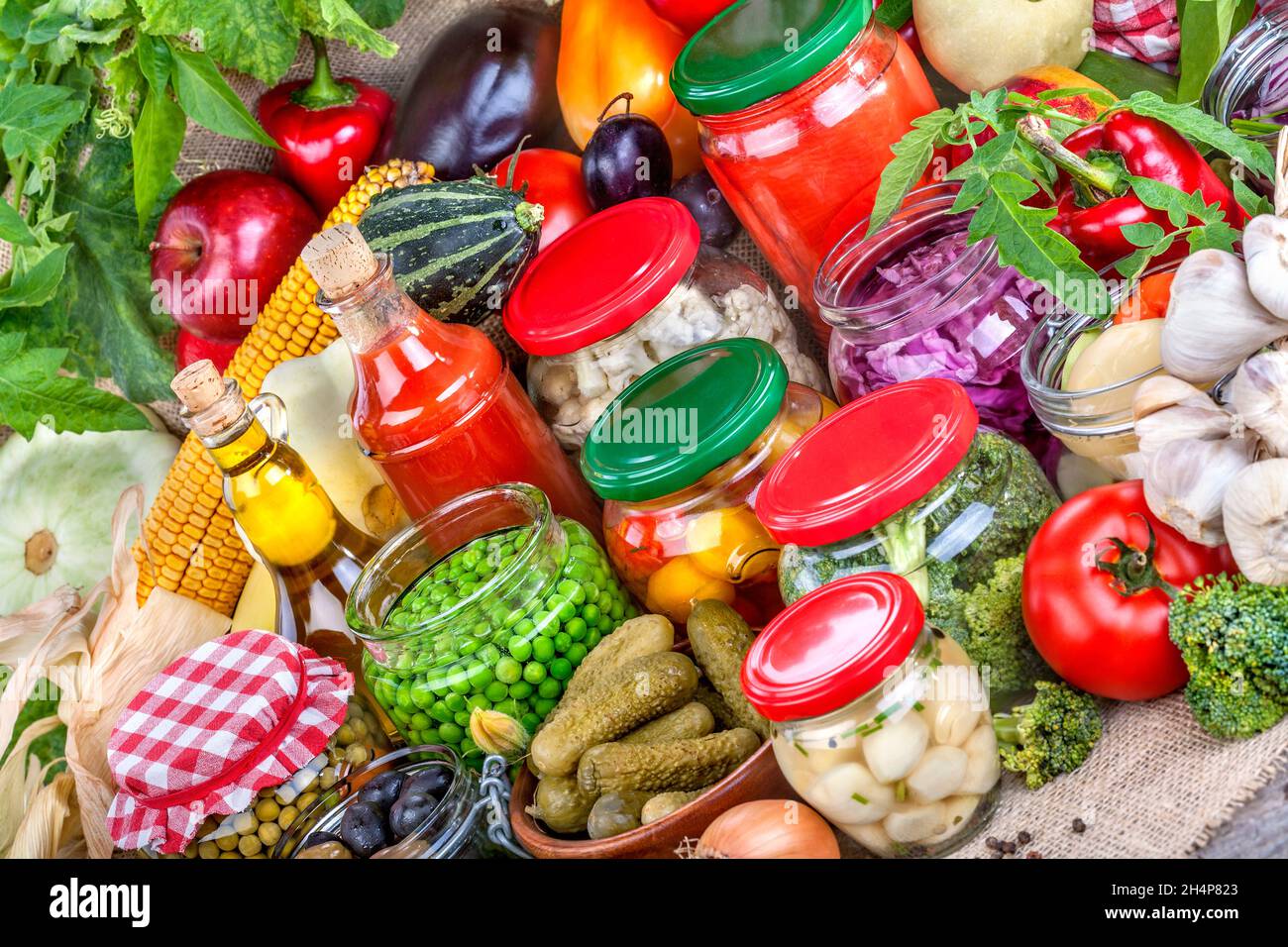 Preservation of healthy fresh fruit and vegetables Stock Photo Alamy