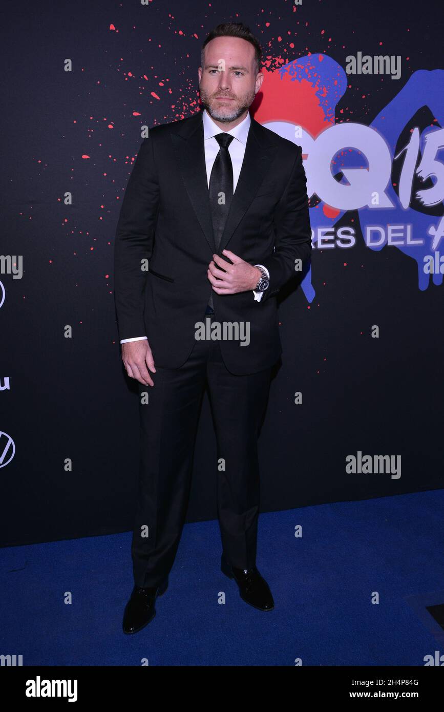 Mexico City, Mexico. 03rd Nov, 2021. Actor Erik Hayser poses for photos  during the blue carpet of GQ Men of the Year Awards 15th Edition at Alto  San Angel. On November 3,