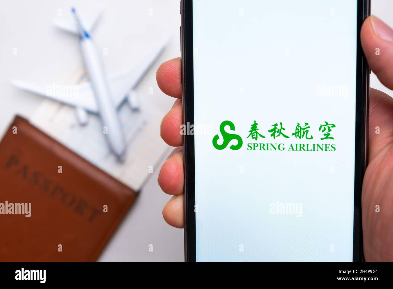 Spring airlines logo hires stock photography and images Alamy