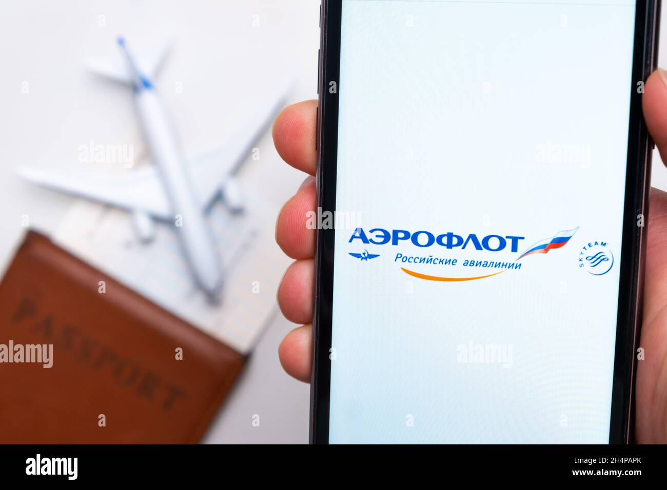 Aeroflot airline hi-res stock photography and images - Alamy