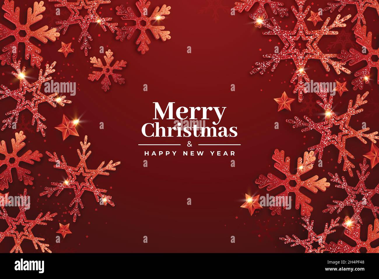 christmas background with glitter effect vector design illustration ...