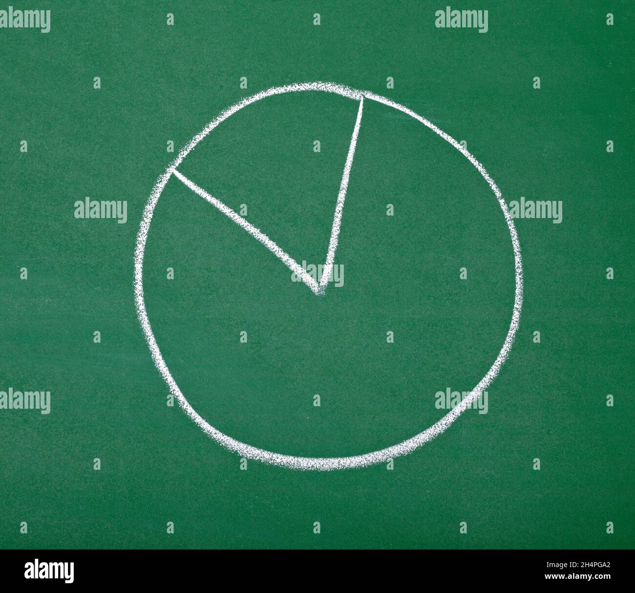 An illustration of a chalk board chart Stock Photo - Alamy