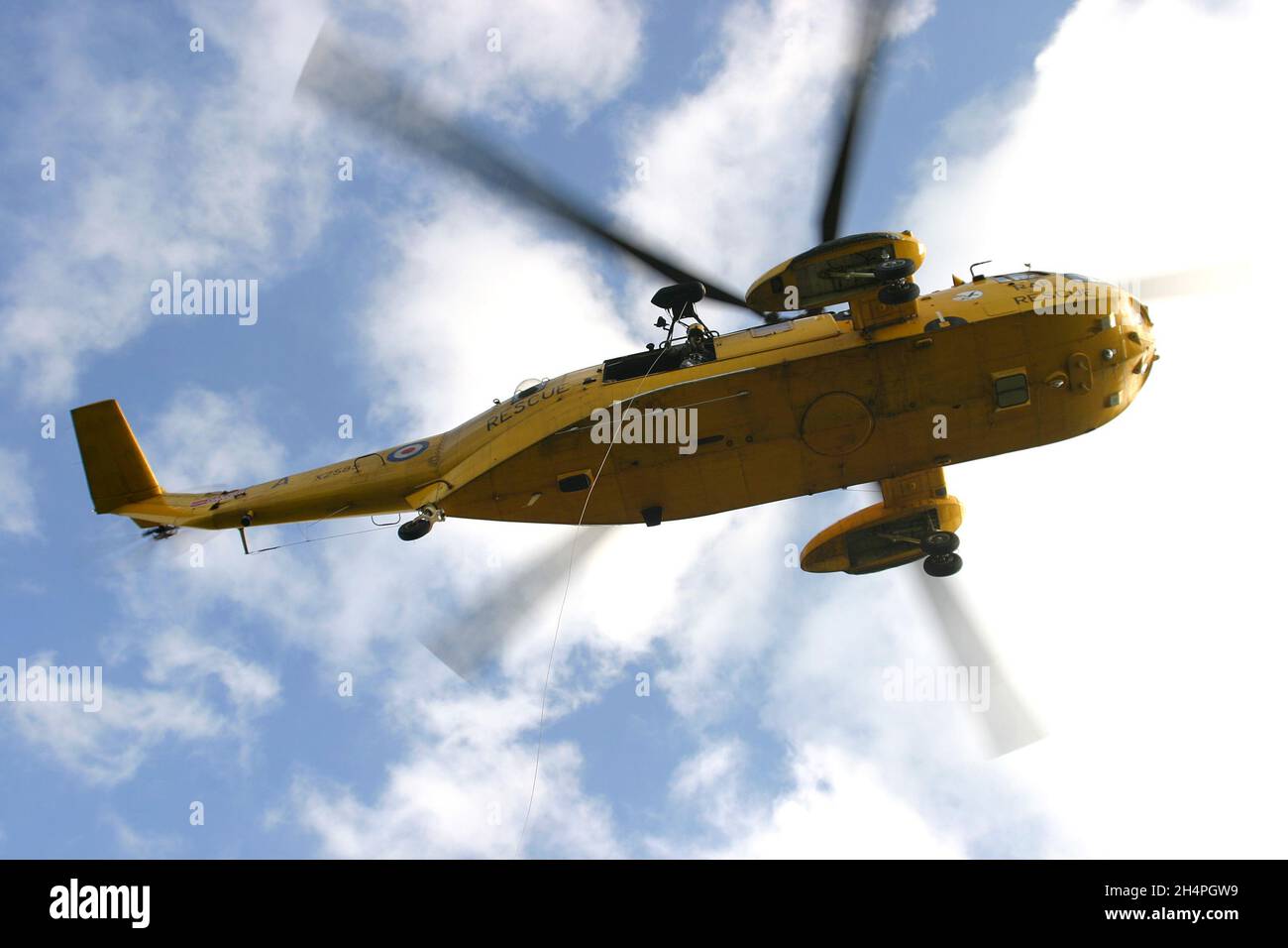 RAF Sea king Helicopter Stock Photo