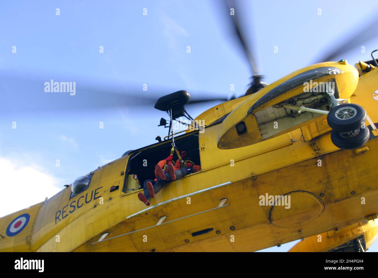 RAF Sea king Helicopter Stock Photo Alamy