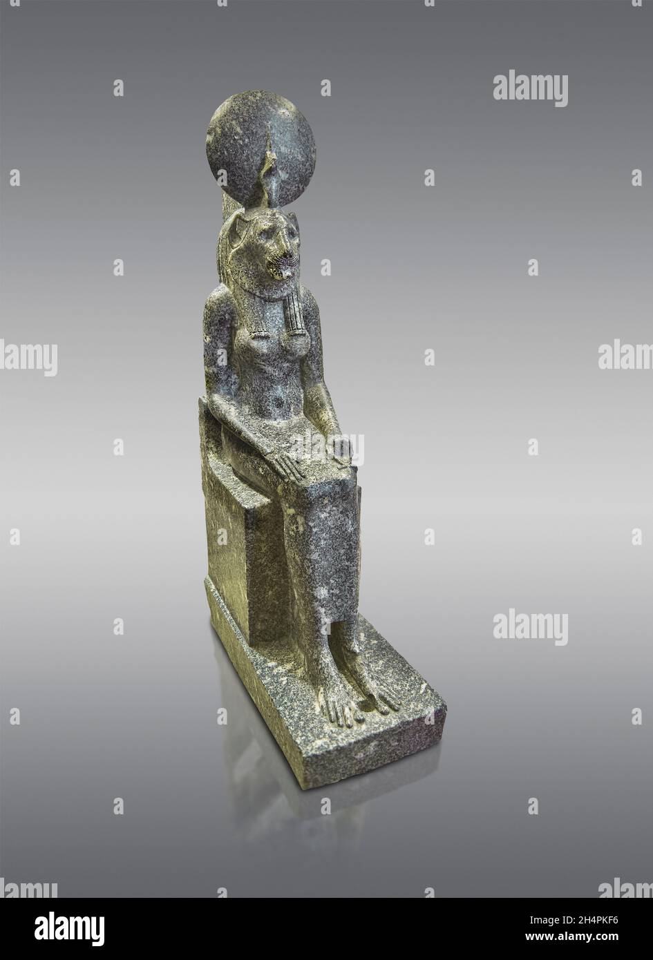 Egyptian statue sculpture of the lioness Goddess Sekhmet or Ounout, 4th ...