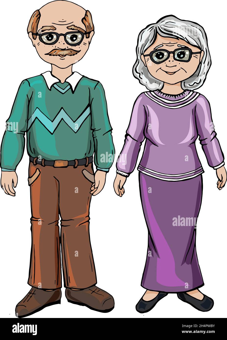 770+ Grandparents With Grandchildren Drawing Illustrations, Royalty-Free  Vector Graphics & Clip Art - iStock