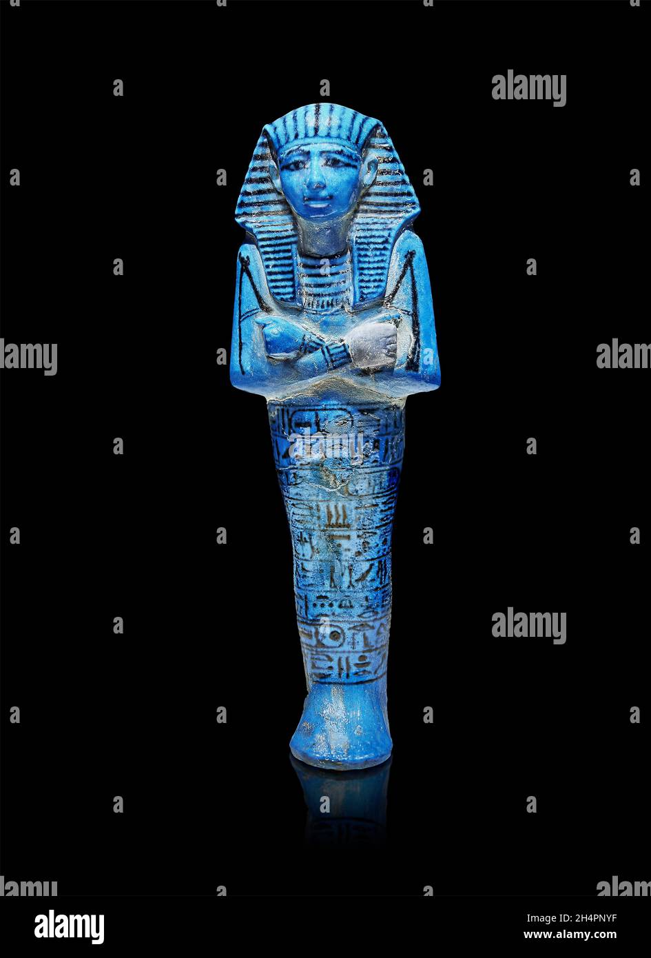 Egyptian ushabti statue of Funeral servant of King Seti I , 12941279