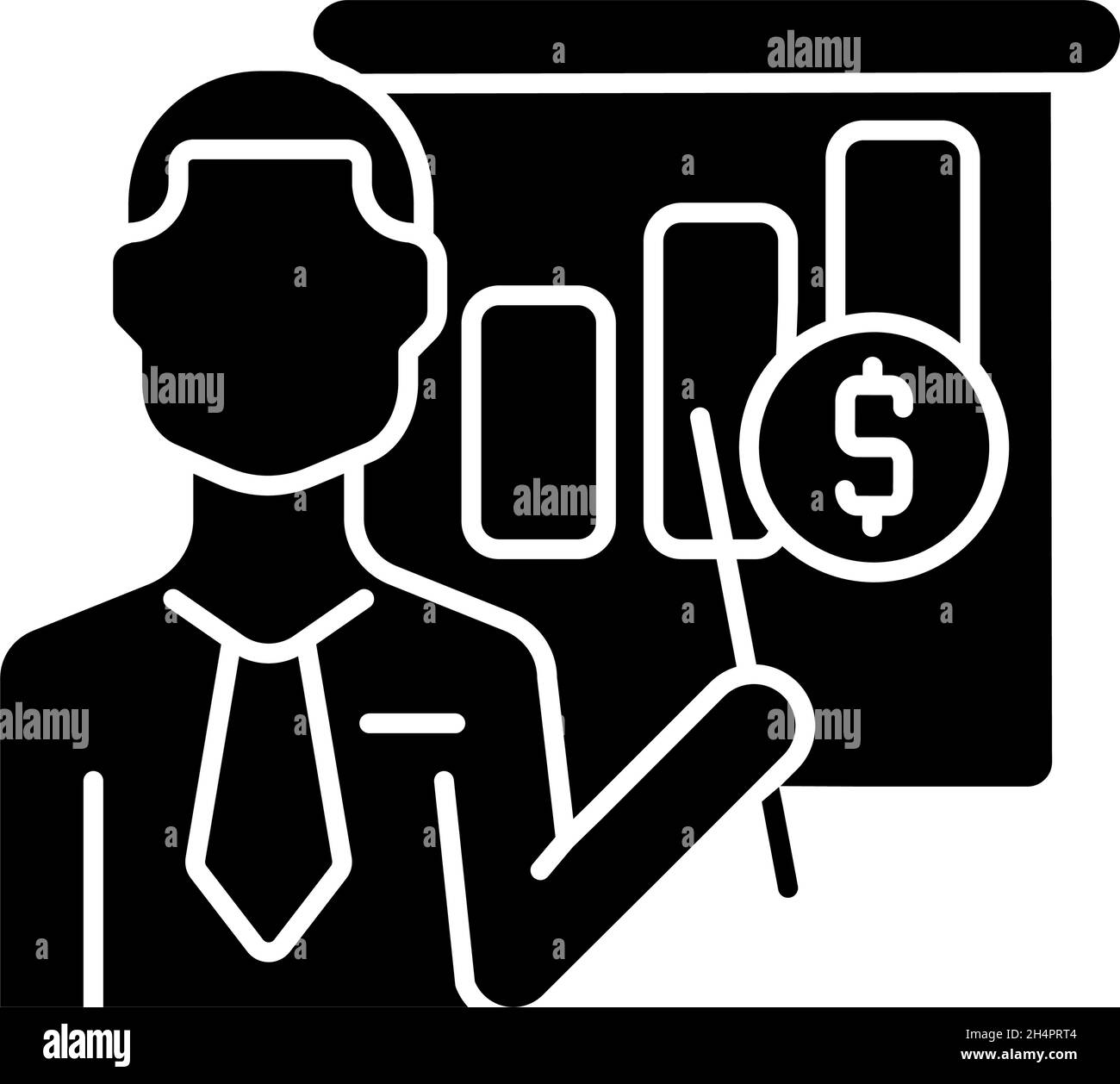 Business teacher black glyph icon Stock Vector Image & Art - Alamy