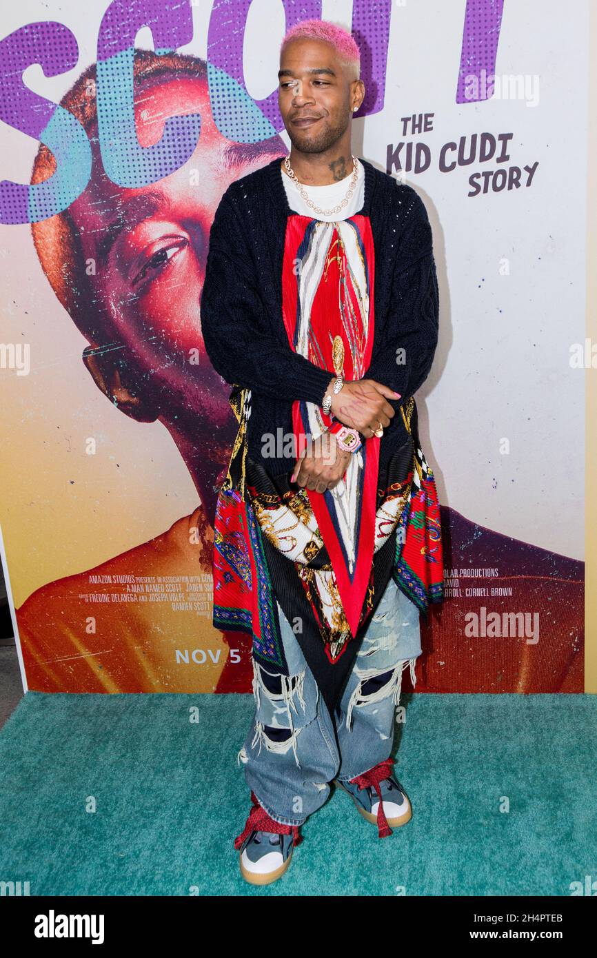 LOS ANGELES, CALIFORNIA, USA NOVEMBER 03 Rapper Kid Cudi (Scott