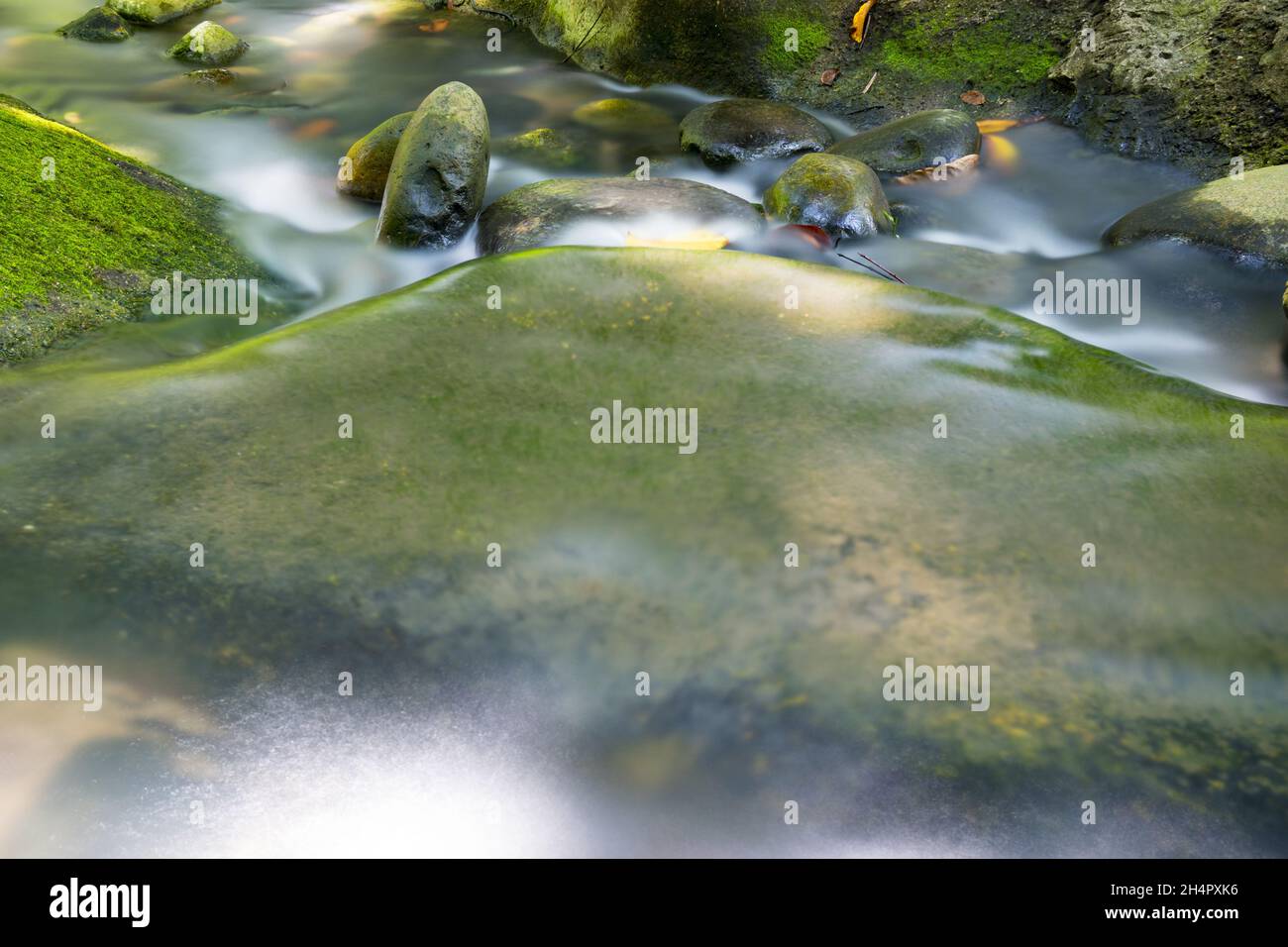 River Surrounded By Rocks Closeup of the river surrounded by rocks. Flowing water Stock Photo - Alamy