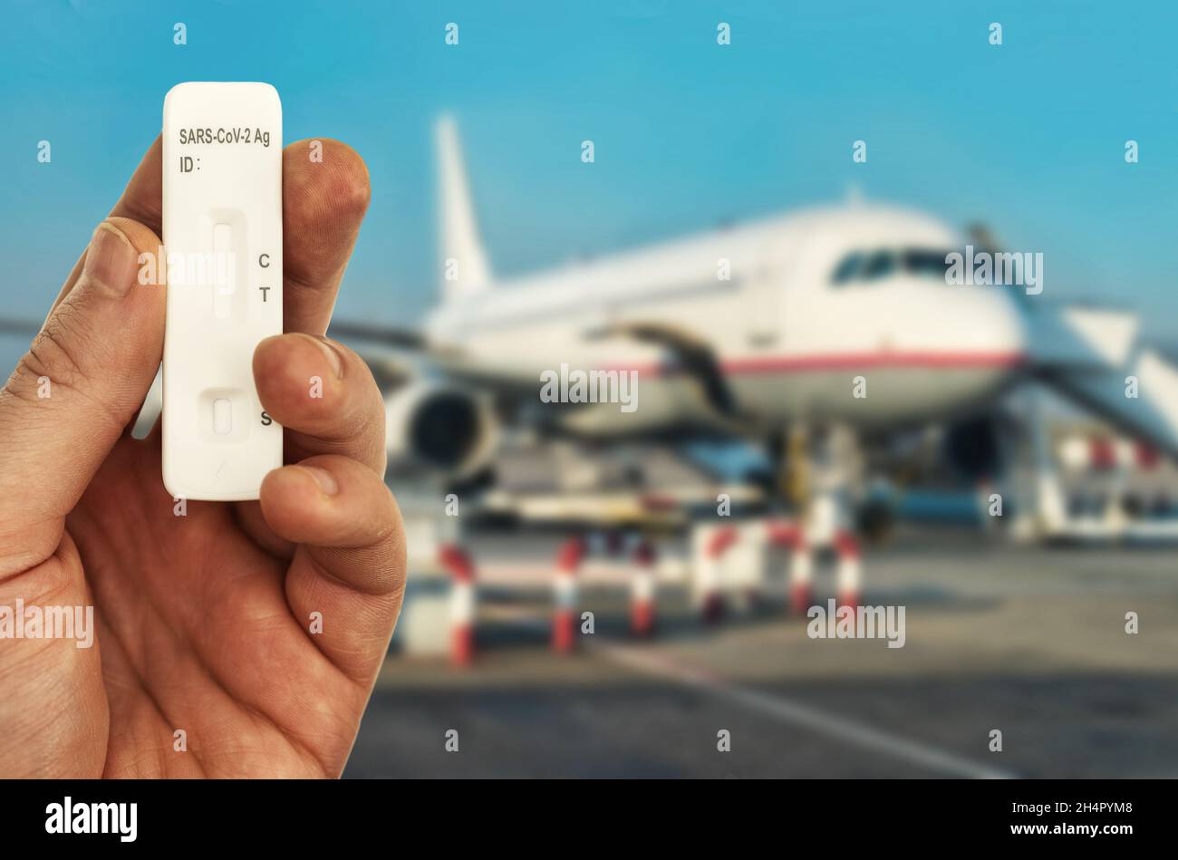 Express COVID-19 AG test for quick testing of coronavirus before flight ...