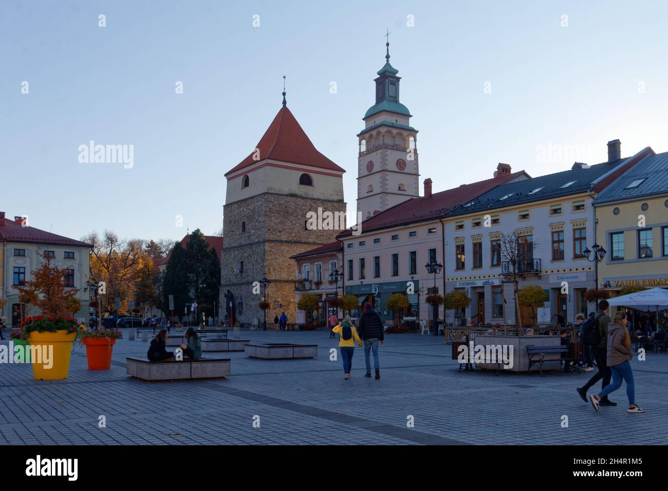Small town of Żywiec in southern Poland (Silesia), one of the most ...