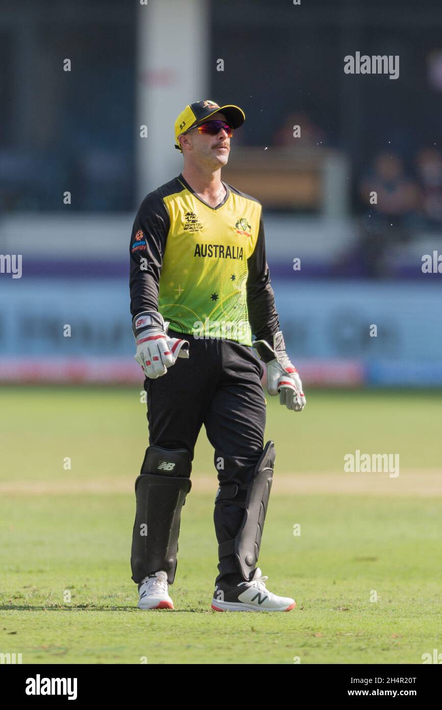 Dubai Uae 4th Nov 21 Matthew Wade Of Australia During The Icc Mens T World Cup Match Between Australia And Bangladesh At Dubai International Cricket Stadium Dubai Uae On 04 November 21 Dubai Uae 4th Nov 21 Matthew Wade Of Australia During The Icc Mens T World Cup Match Between Australia And Bangladesh At Dubai International Cricket Stadium Dubai Uae On 04 November 21