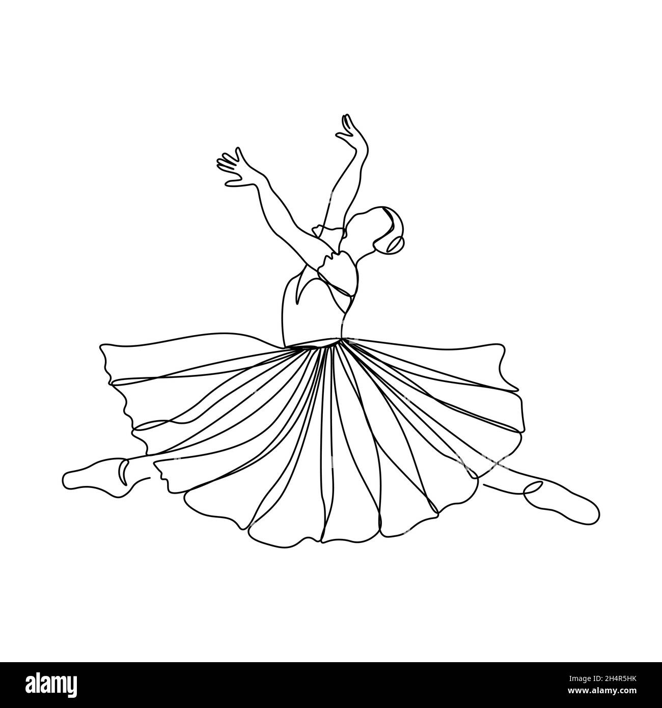 Page 2 Drawing Ballet Dancer High Resolution Stock Photography And Images Alamy