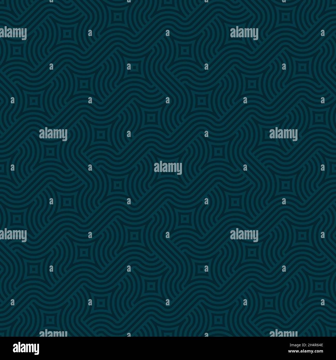 Abstract modern geometric pattern of intertwining lines Stock Vector