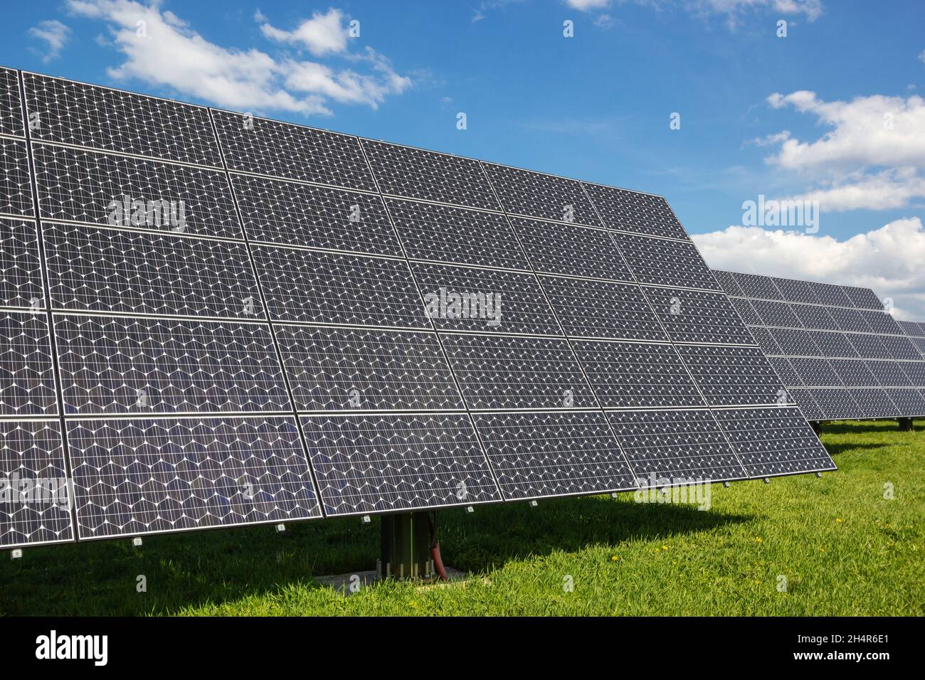 Solar power plant Stock Photo