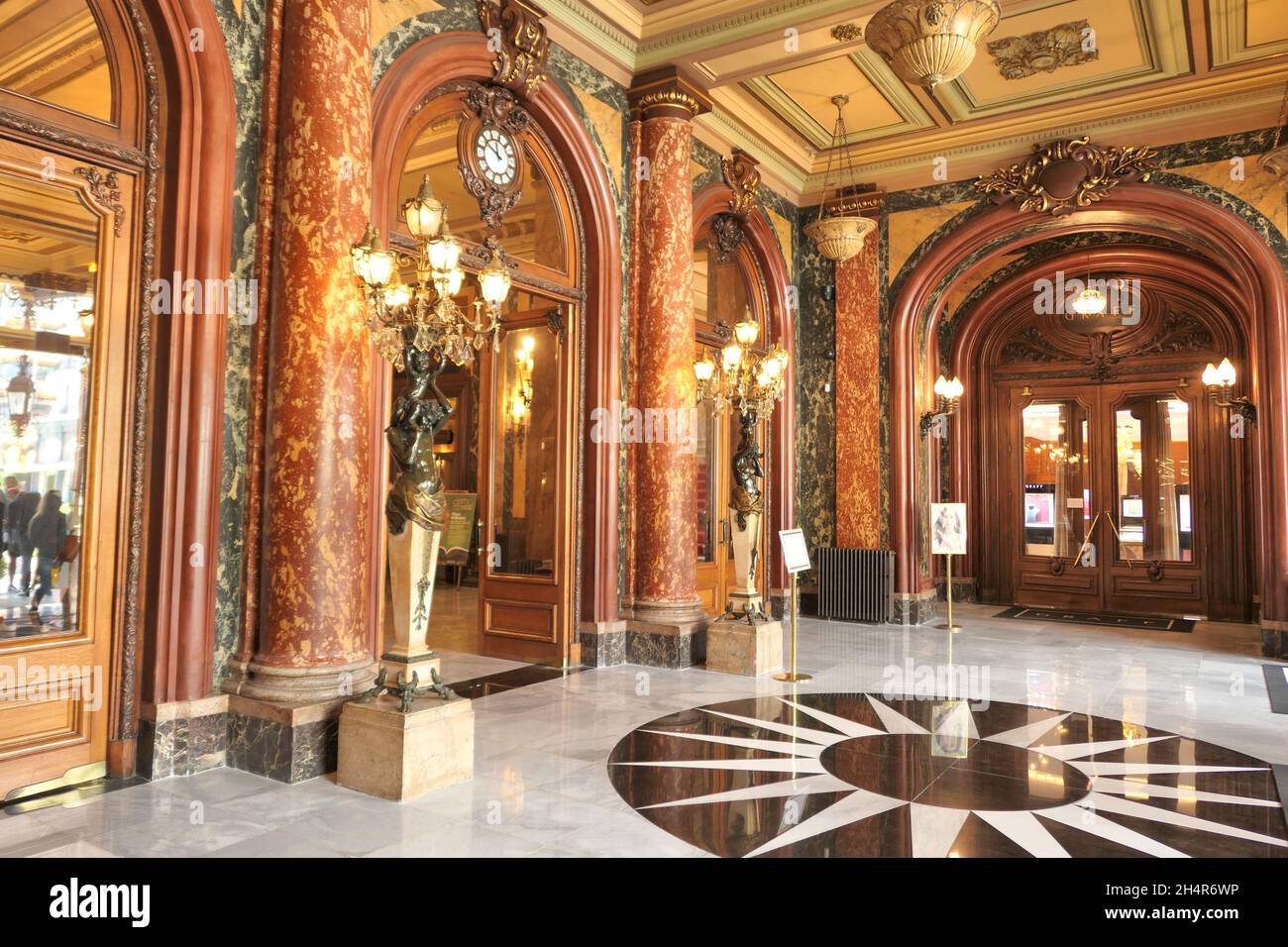 Monte Carlo, Monaco 01 May, 2019 Famous Monte Carlo Casino entrance