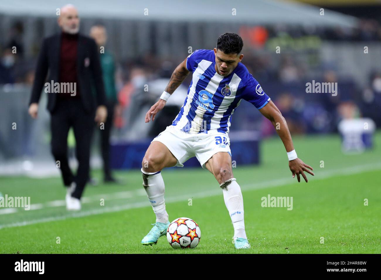 Francisco Evanilson of Fc Porto controls the ball during the Uefa Champions  League Group B match between Ac Milan and Fc Porto Stock Photo - Alamy