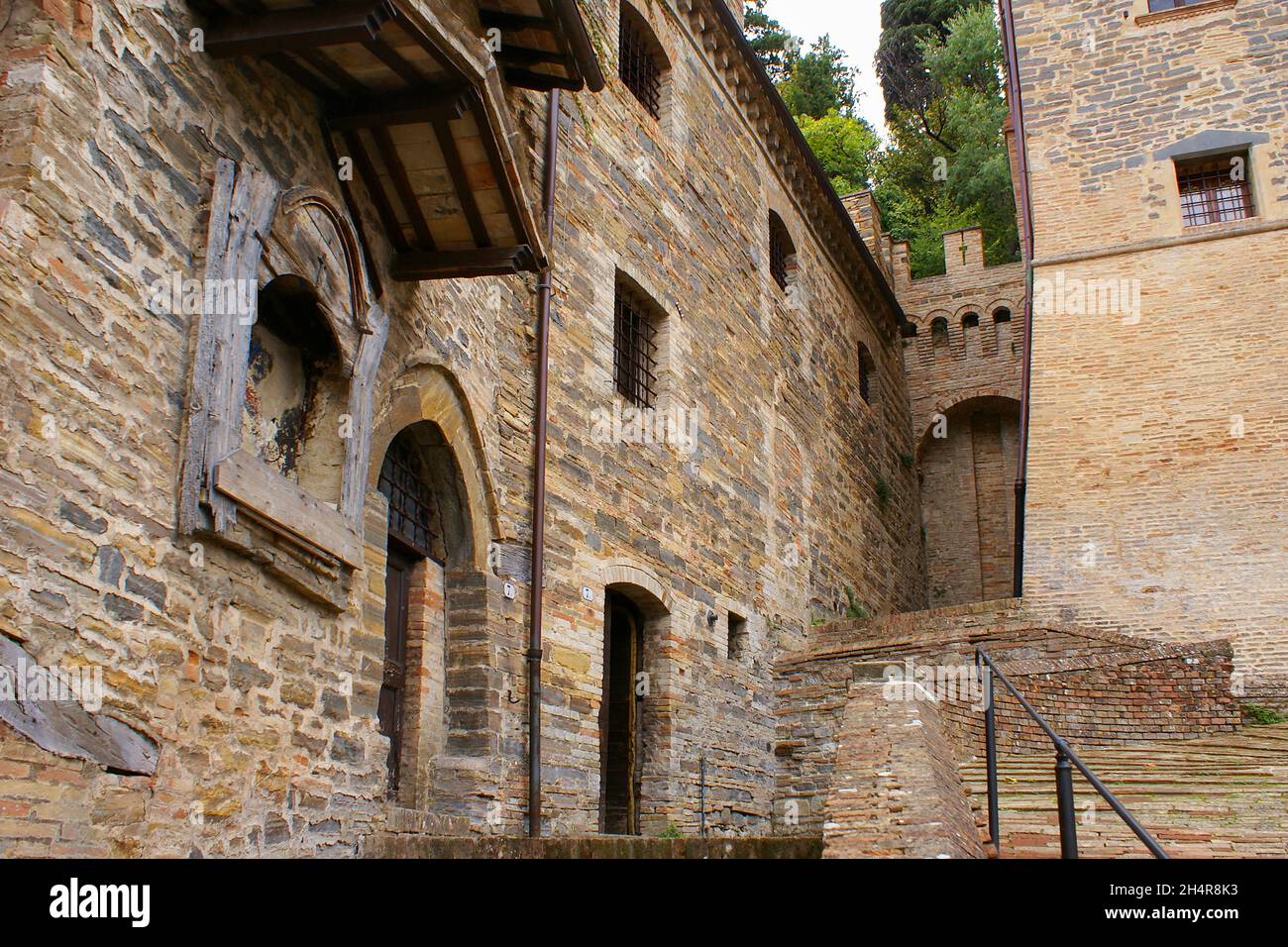 Castello Pallota castle, Caldarola, Marche, Italy, Europe Stock Photo