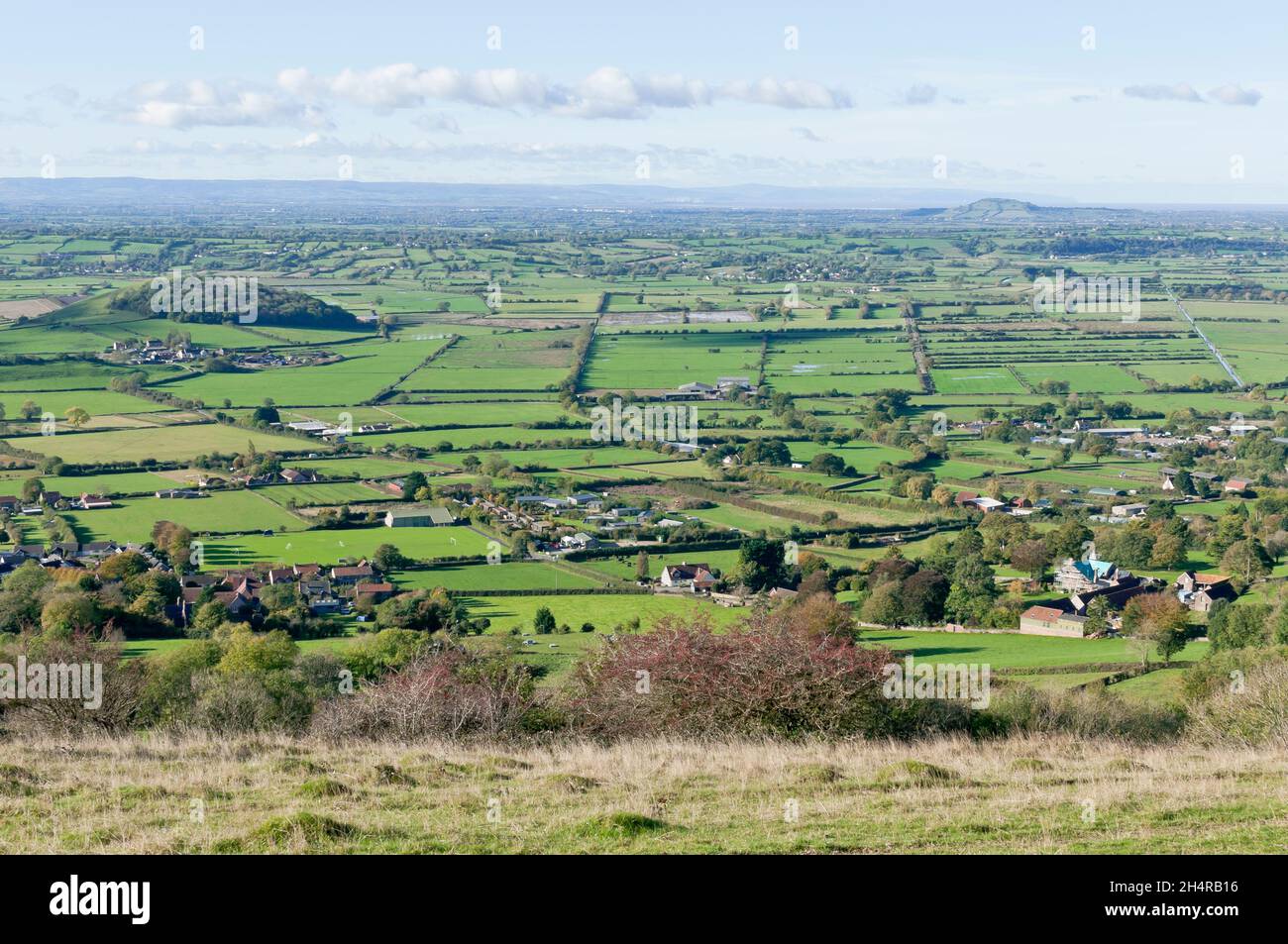 Autumn landscape, Draycott Sleights, Near Cheddar, Somerset, England