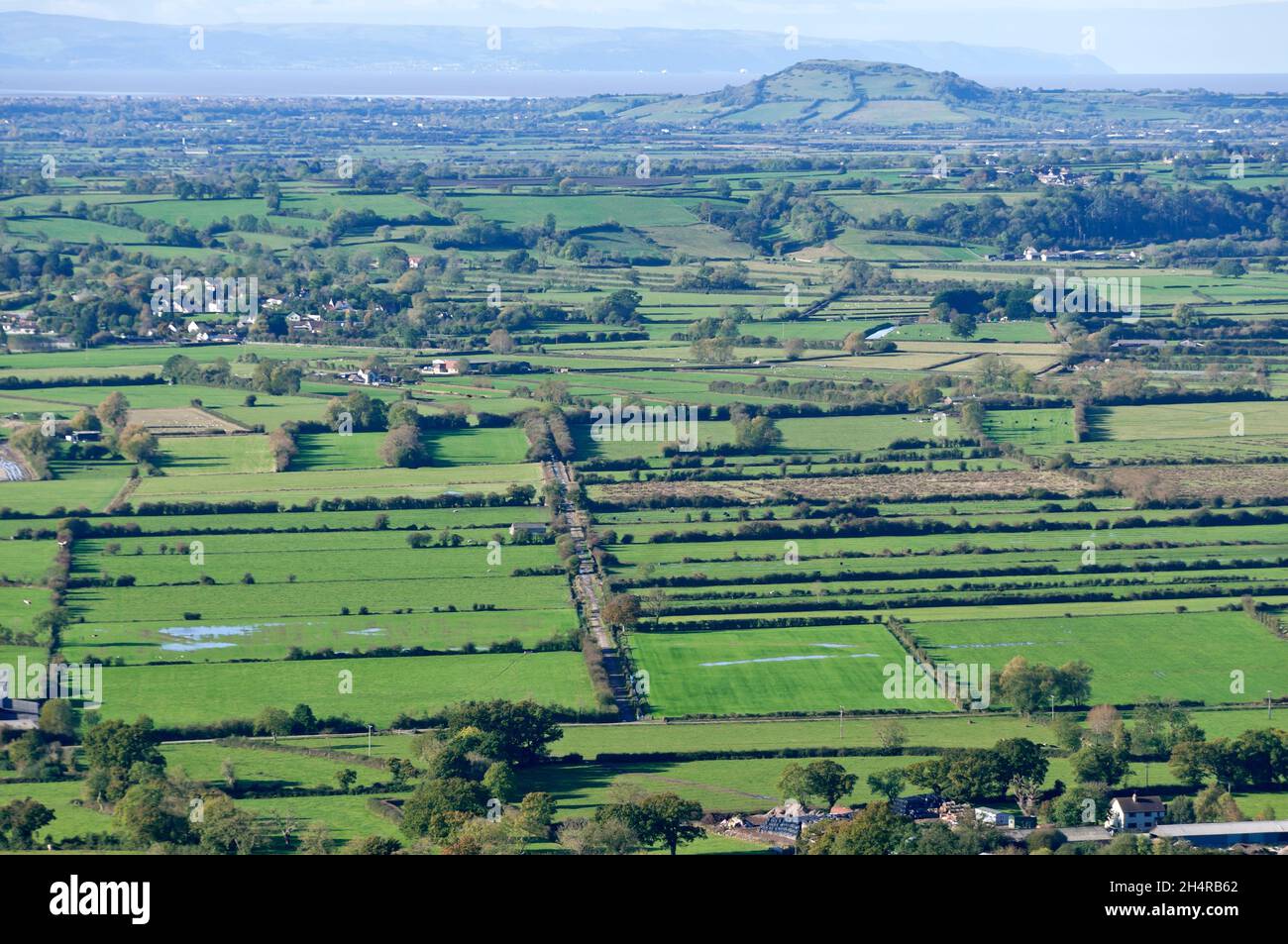 Autumn landscape, Draycott Sleights, Near Cheddar, Somerset, England