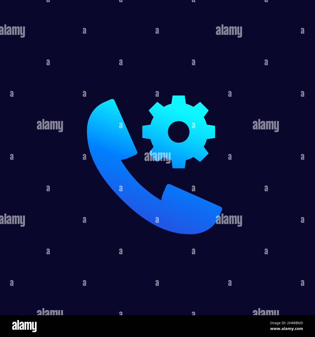 call settings icon for web Stock Vector Image & Art - Alamy