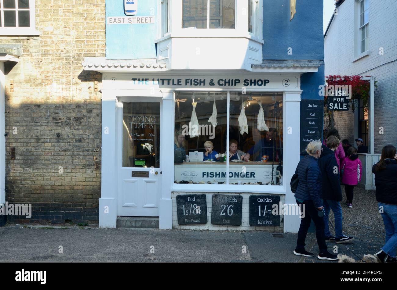 the little fish and chip shop queens street southwold east anglia