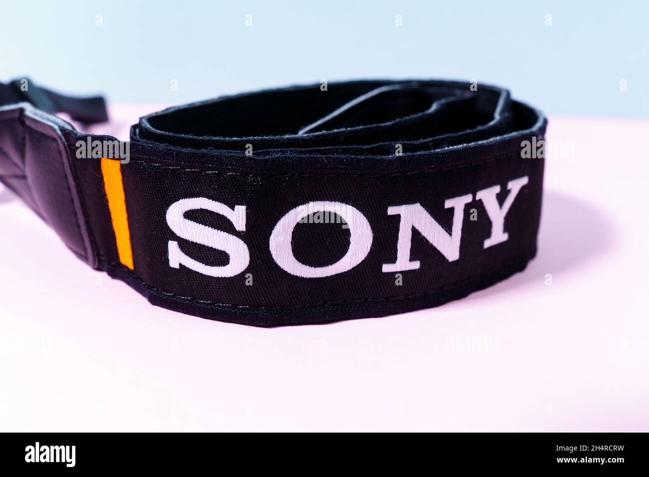 Tyumen, RussiaOctober 15, 2021 Sony company logo. This Japanese