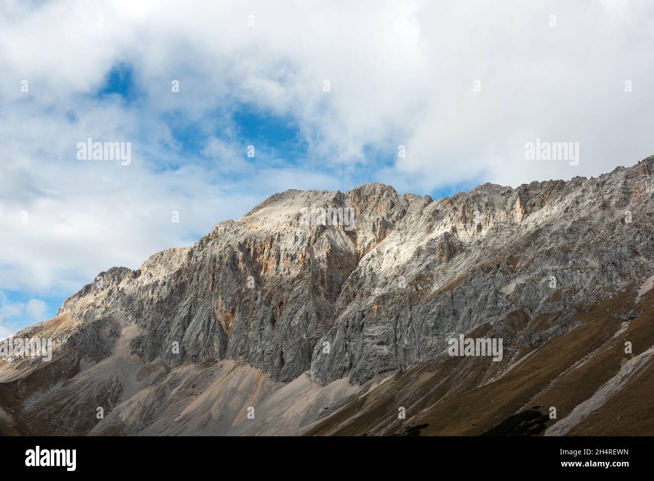 Mountains near Gaistal, Leutasch, Tirol, Austria Stock Photo
