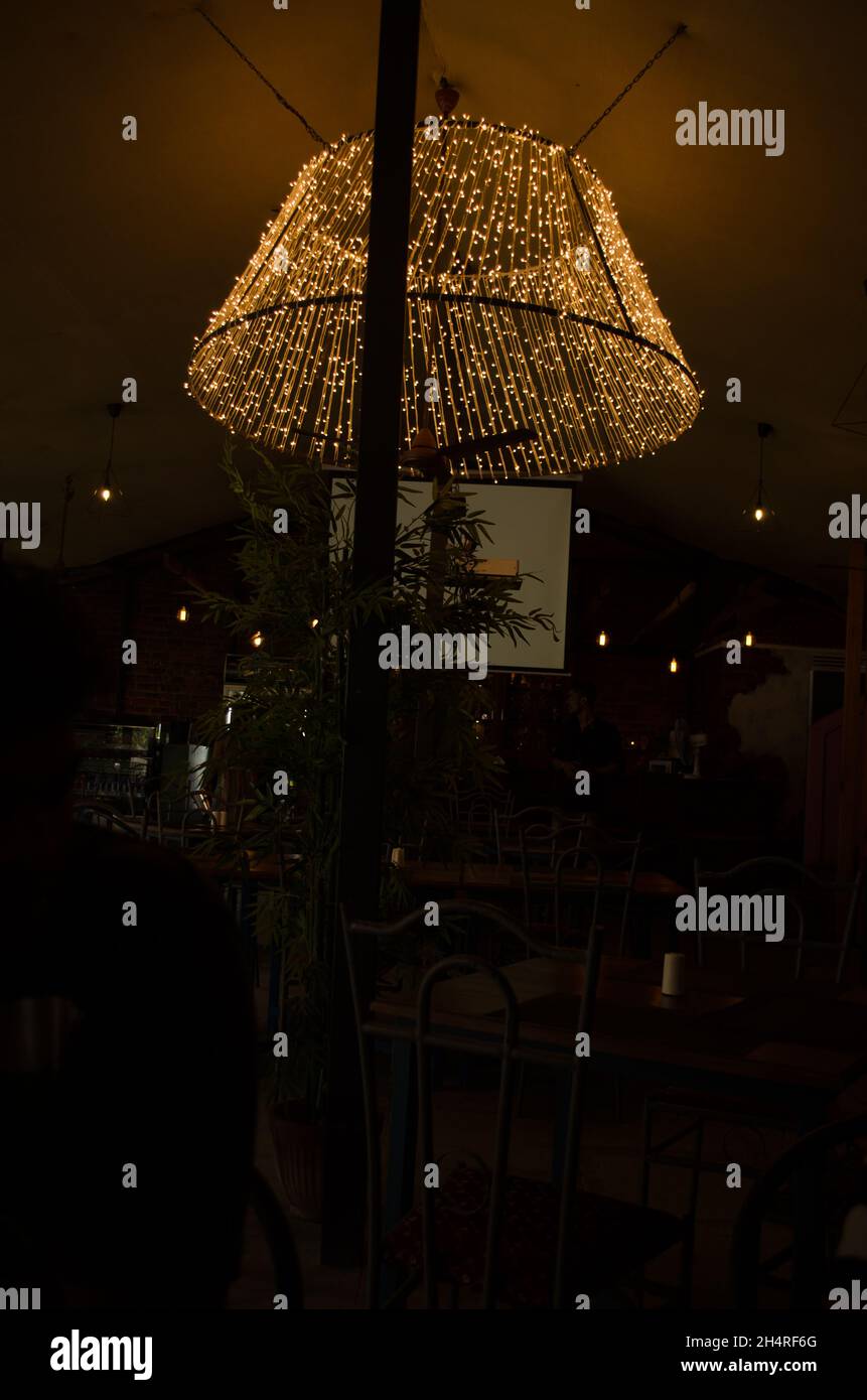 lights glowing in the dark Stock Photo Alamy