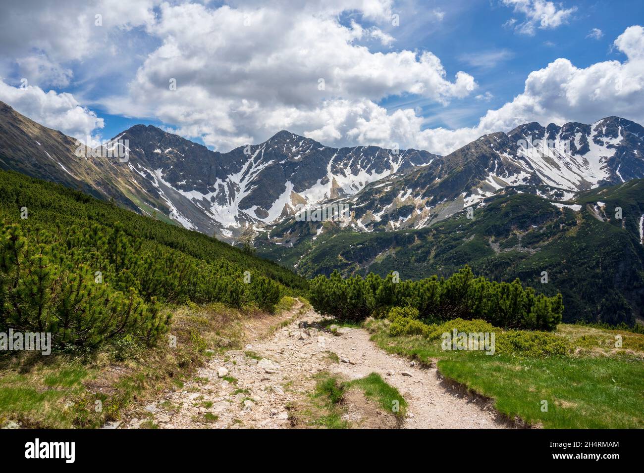 Liesek Rohace Slovak Western Tatras. View of the Rohace peaks Stock Photo - Alamy