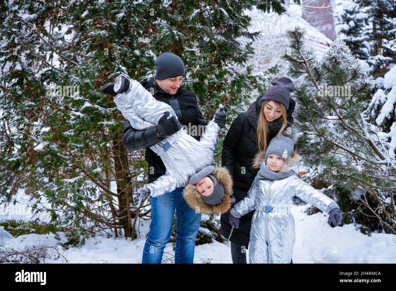 Happy small kid raising arms hi-res stock photography and images - Alamy