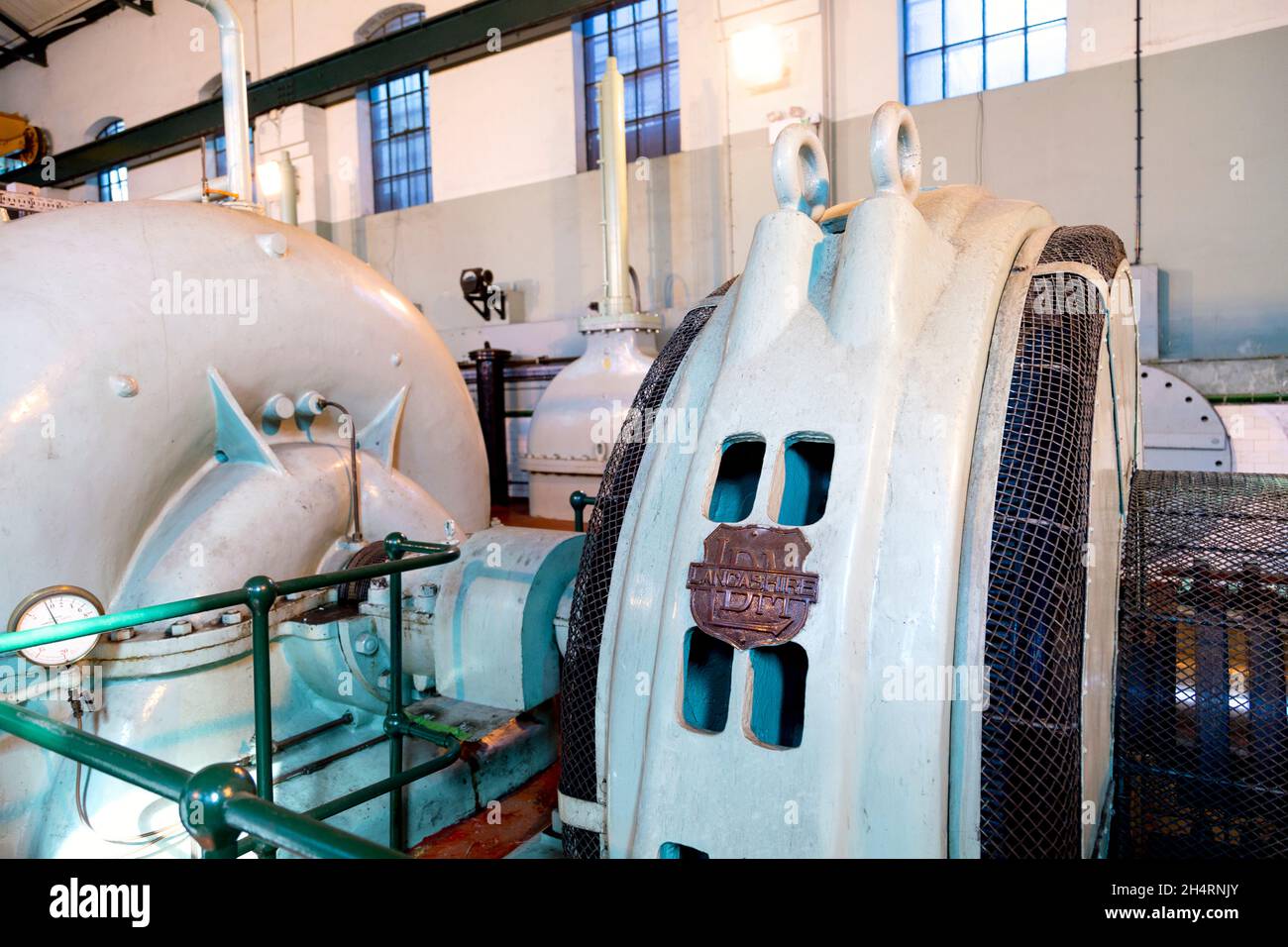 Electrical motor that supplies power to the water pump at West India