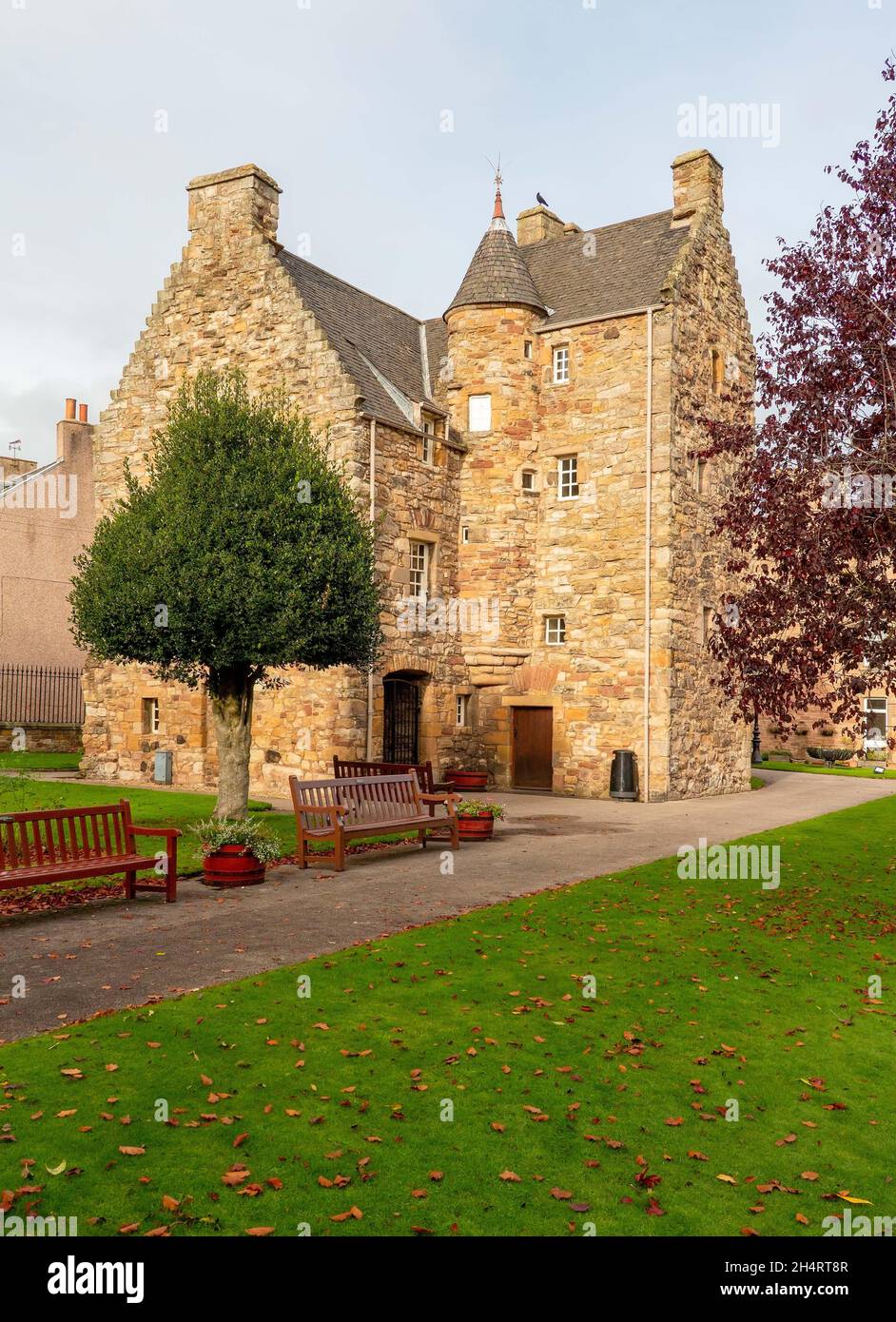 Mary Queen of Scots House in Jedburgh Stock Photo Alamy