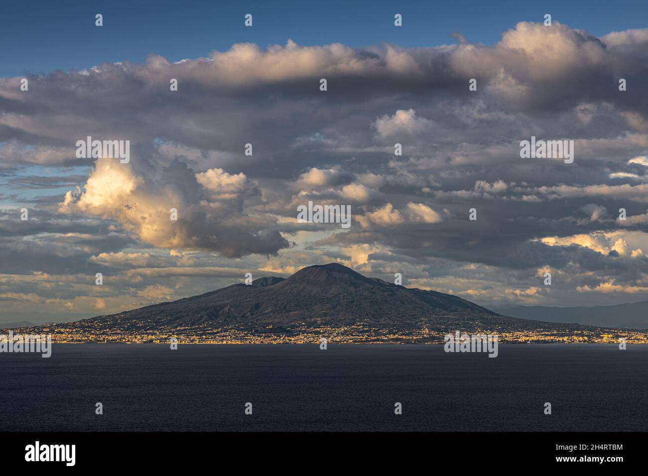 Mount Vesuvius, Naples, Italy Stock Photo