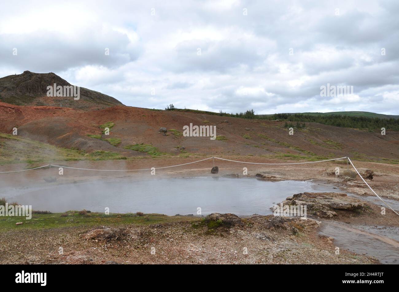 Geyser Hot Springs Area, Iceland Stock Photo - Alamy