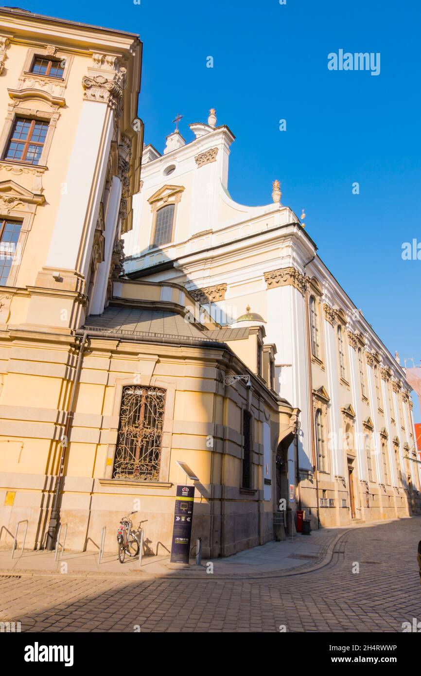 Church the most holy name of jesus wroclaw old town hi-res stock ...