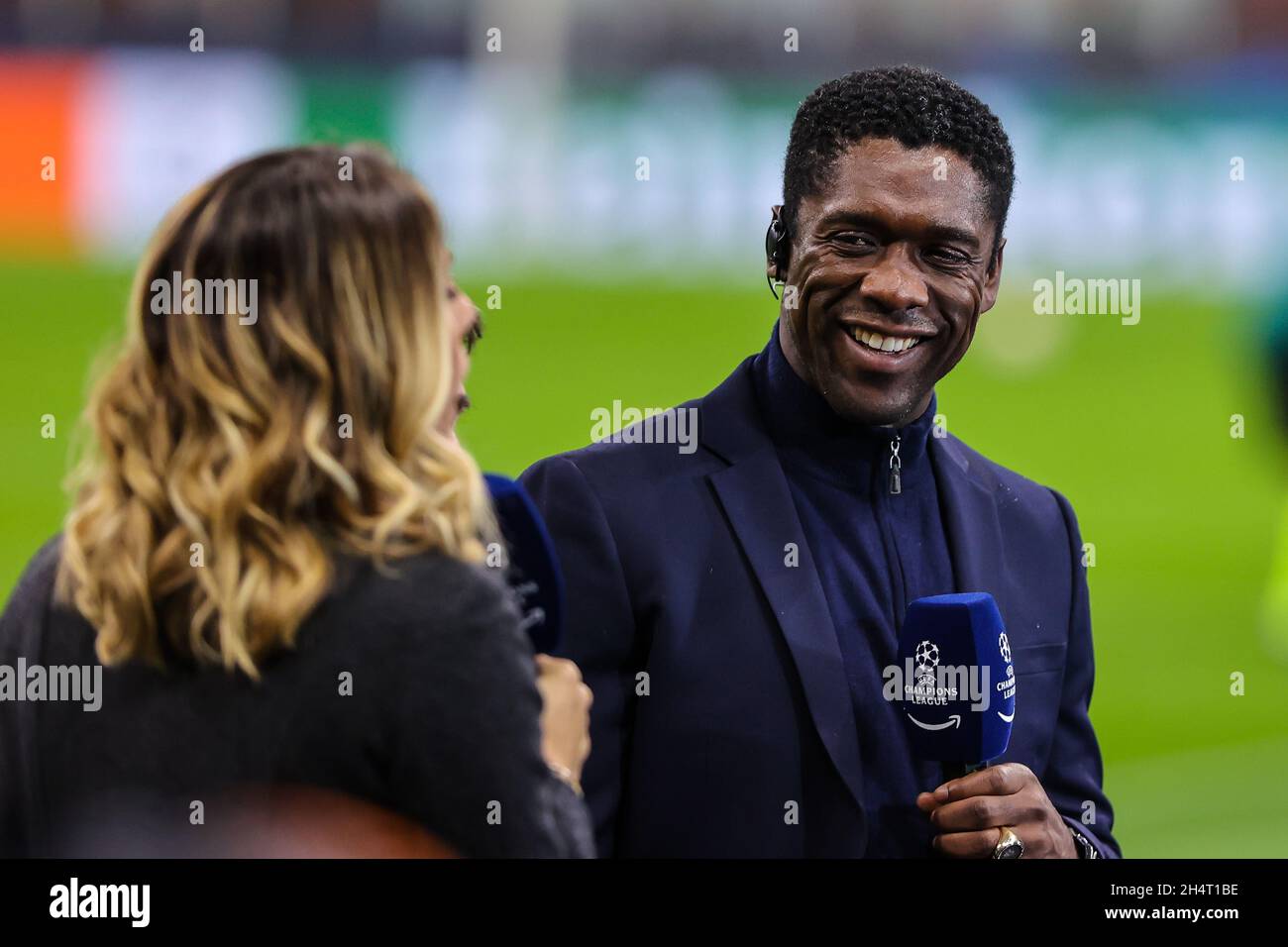 Milan, Italy. 03rd Nov, 2021. Clarence Seedorf of Amazon live Champions  League during the UEFA Champions League 2021/22 Group Stage - Group B  football match between AC Milan and FC Porto at