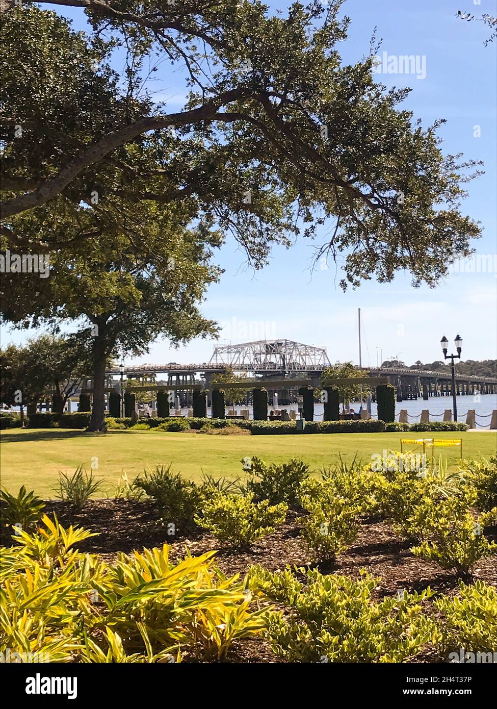 The Henry C. Chambers Waterfront Park in Beaufort, South Carolina is a