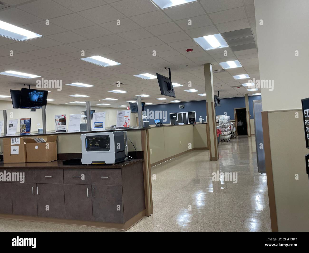 Augusta, Ga USA 08 22 21 Octapharma Plasma center interior Stock