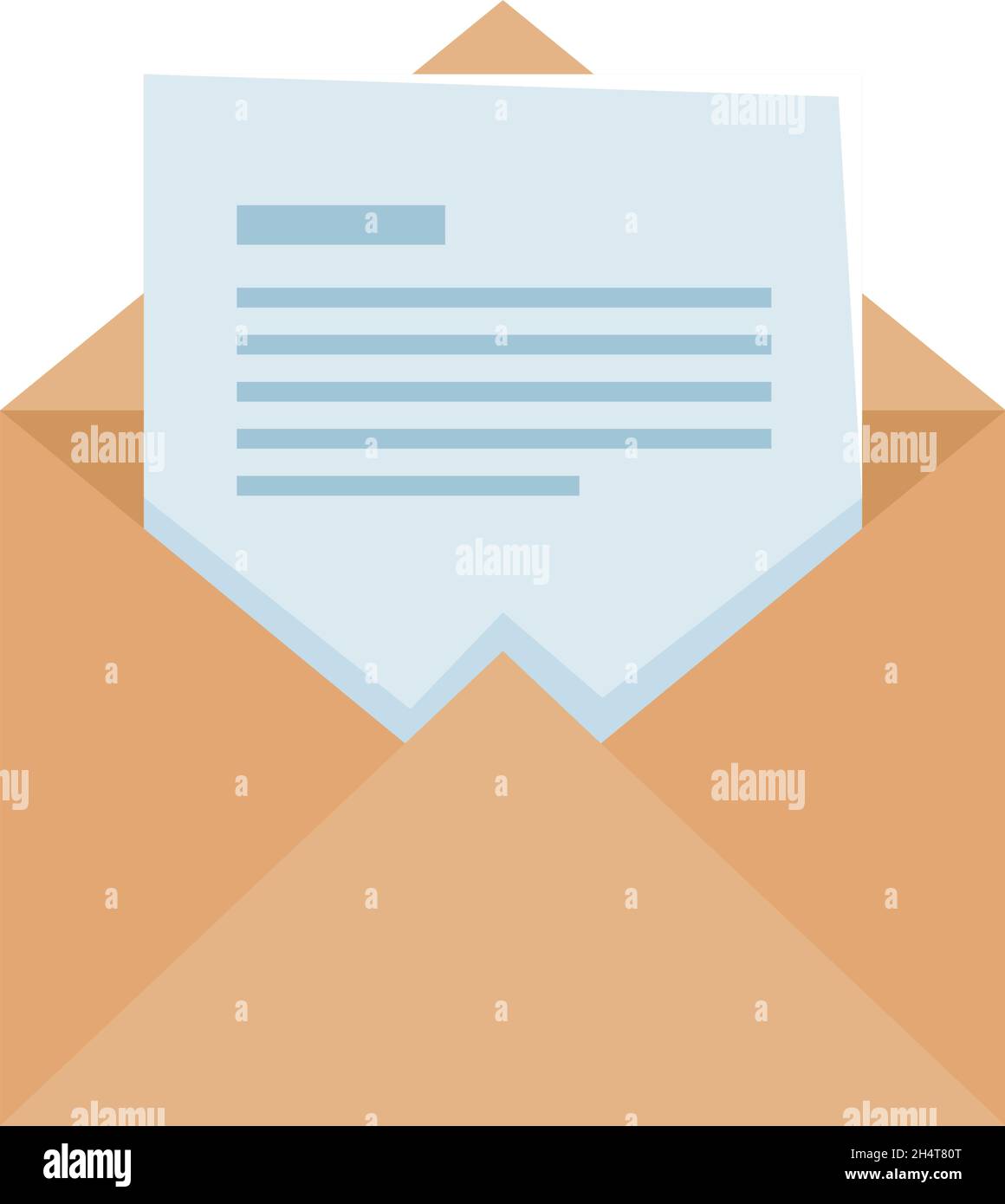 envelope mail open Stock Vector Image & Art - Alamy