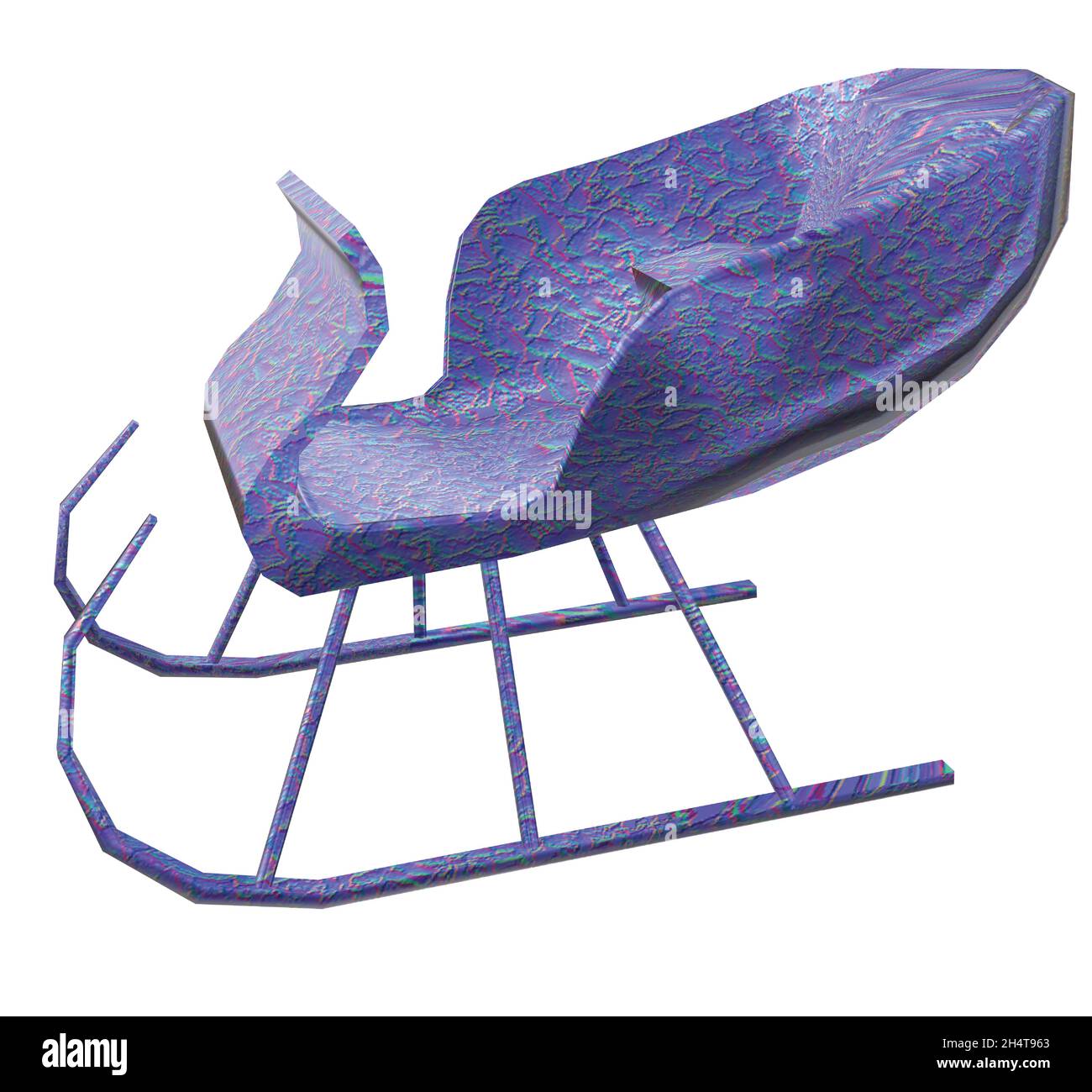 Purple Colored Sleigh Stock Vector Image & Art Alamy