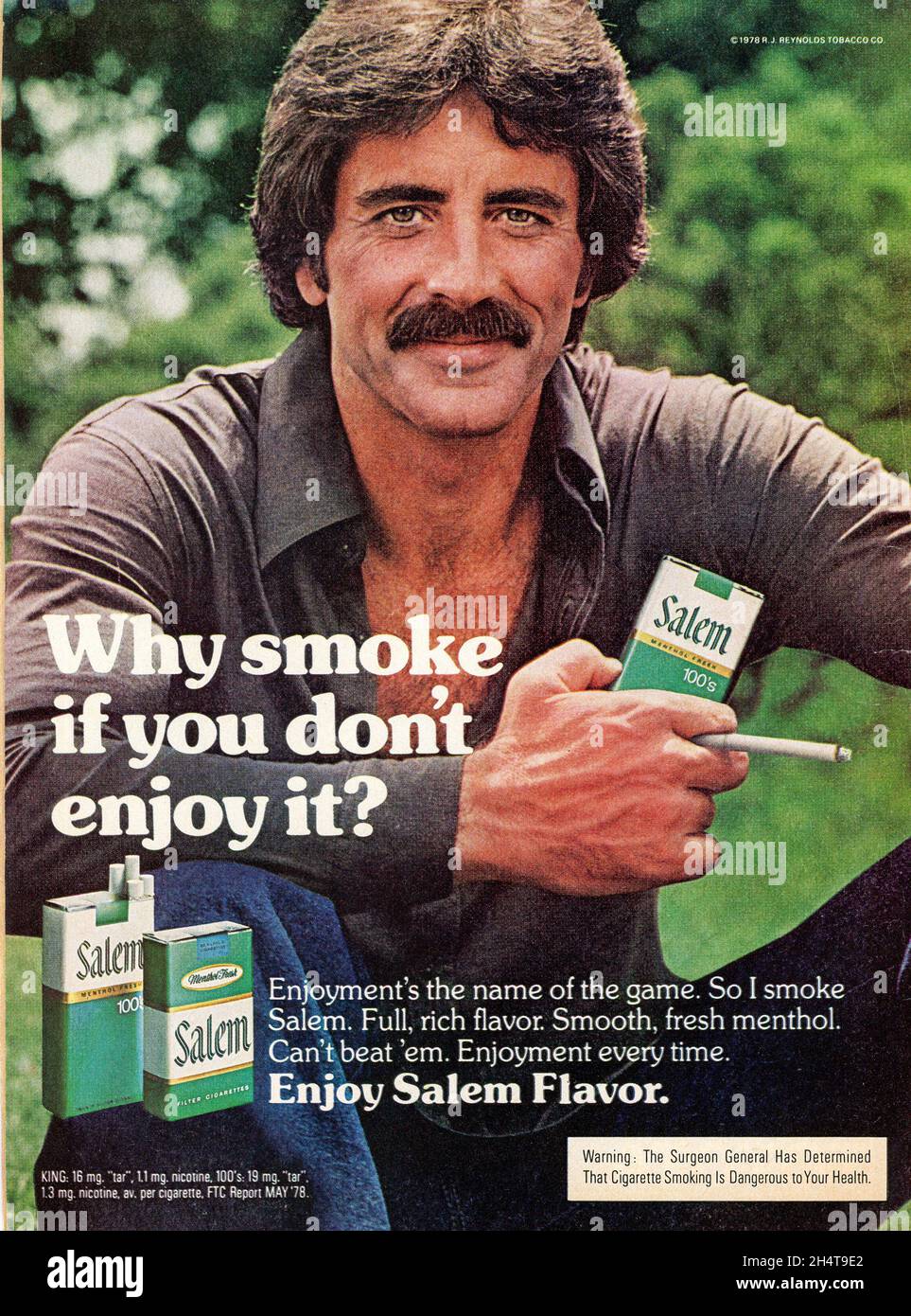 Vintage 'People' Magazine advertisement, 21 August 1978 issue, USA Stock Photo
