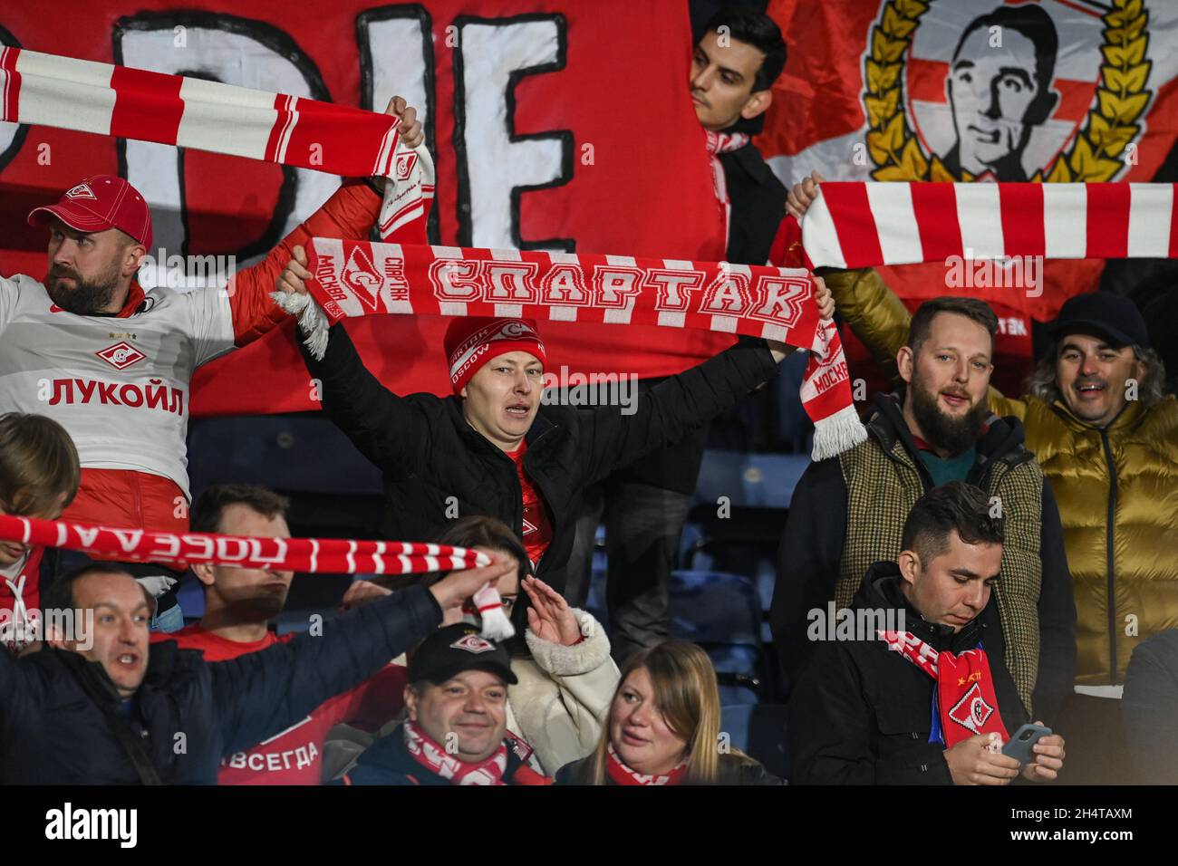 Spartak moscow hooligans hi-res stock photography and images - Alamy