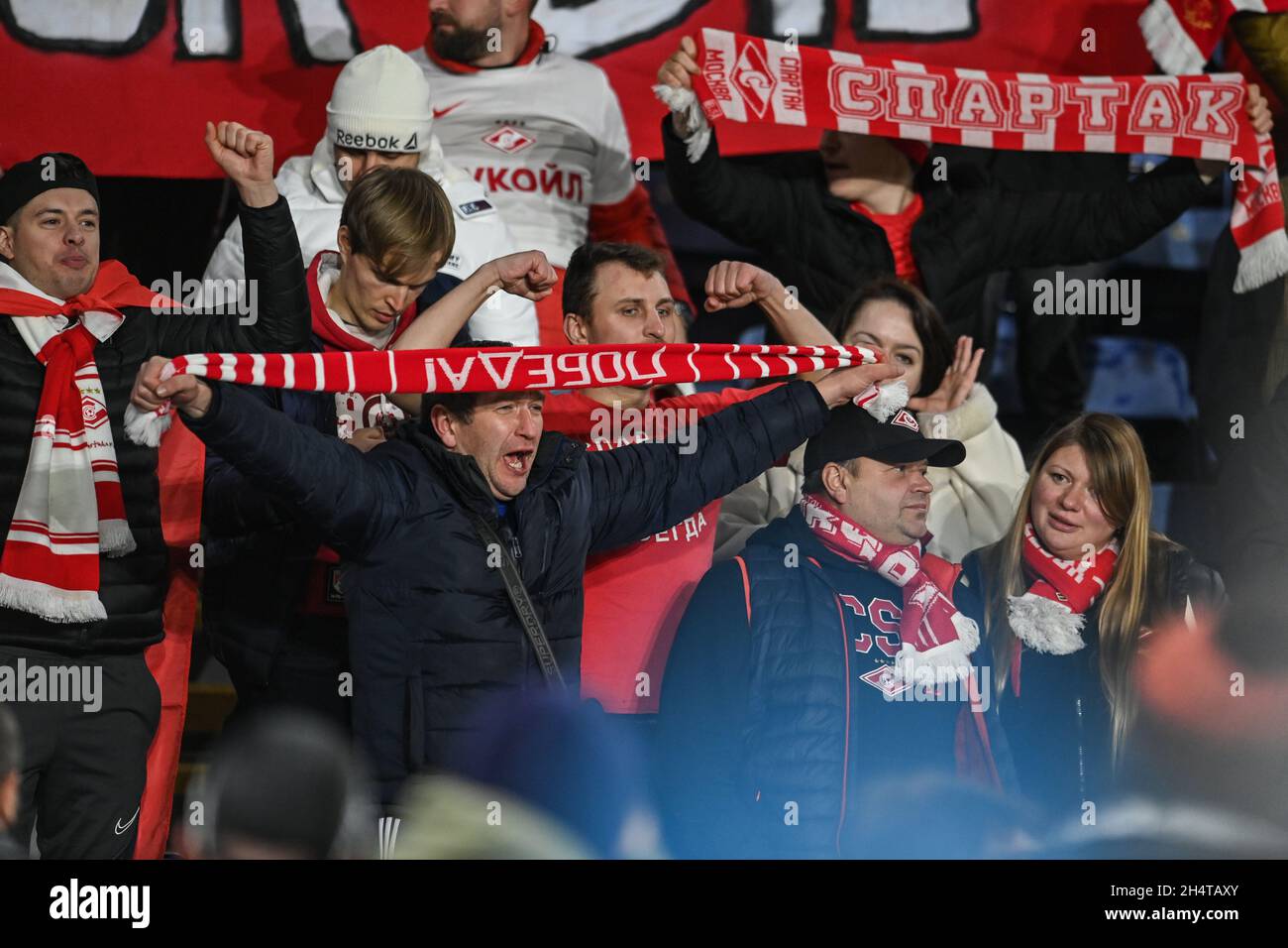 Spartak moscow hooligans hi-res stock photography and images - Alamy