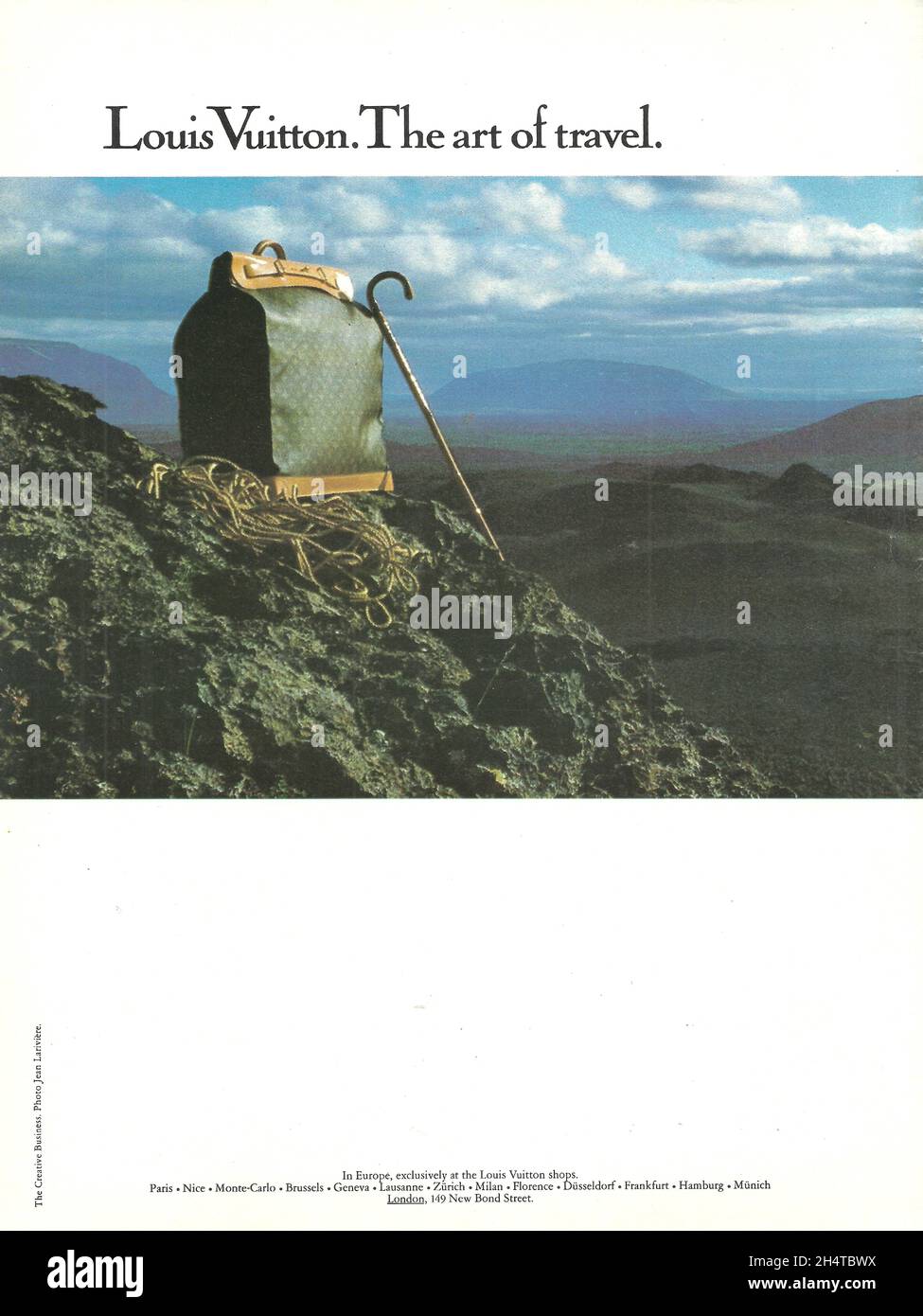 Louis Vuitton Luggage Magazine Print Ad The Art of Travel Bags 1980s VTG 2p  1983